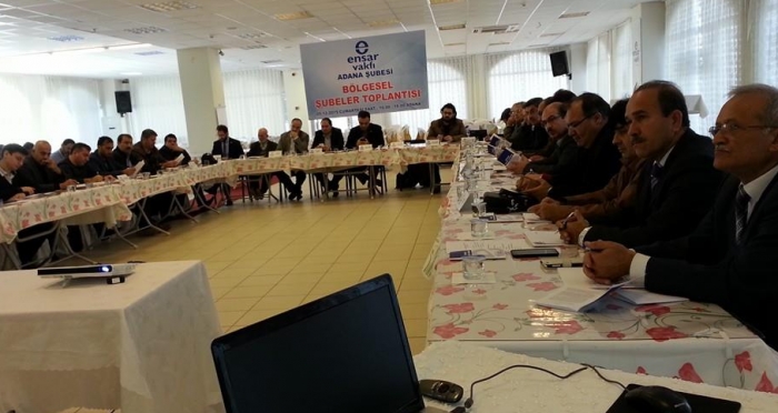 Ensar Vakfı Adana Bölge Toplantısı 7 Şubenin katılımıyla gerçekleşti