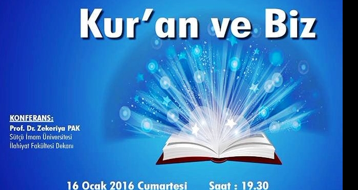 Osmaniyede Kuranı Kerim konferansına davetlisiniz