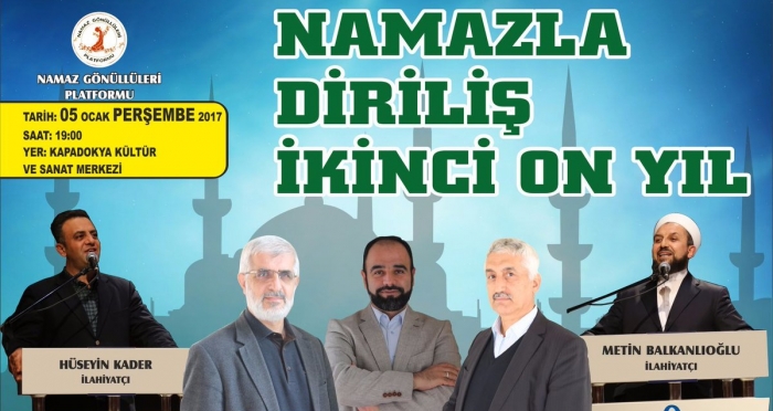 Nevşehir'de Namazla Diriliş'in ikinci 10 yılı başlıyor