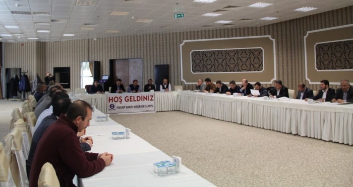 Ensar Vakfı İç Anadolu Şubeleri Bölge toplantısı Kırşehir de yapıldı