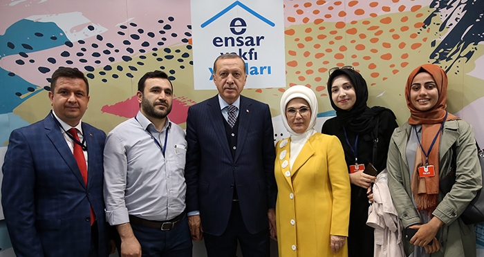 Cumhurbaşkanımız Recep Tayyip Erdoğan İstanbul Gençlik Festivali'nde Ensar Vakfı Standını Ziyaret Etti