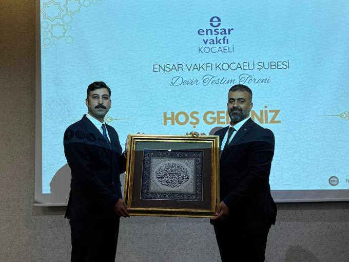 Ensar Vakfı Kocaeli Şubesi Devir Teslim Programı Gerçekleştirildi
