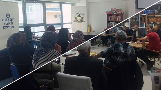 Ayetlerin Işığında Buluşma: Denizli'de Haftalık Tefsir Dersleri ve Her Gün Kur'an Kursu Devam Ediyor