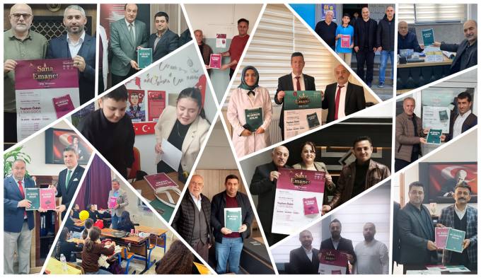 Ensar Vakfı Gönüllülerinden "Sana Emanet" Yarışmasına Örnek Tanıtım Seferberliği