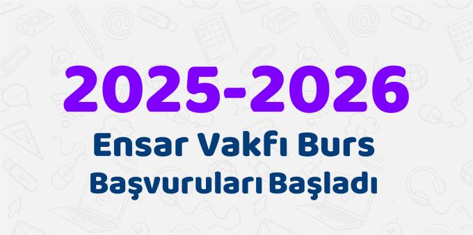 2025-2026 Lisans Burs Başvuruları Başladı