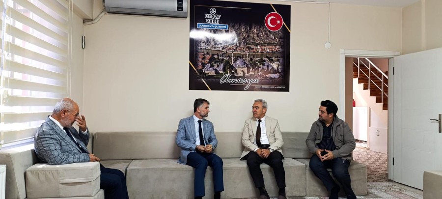 Amasya İl Müftüsü İbrahim Yavuz'dan Ensar Vakfı'na Ziyaret