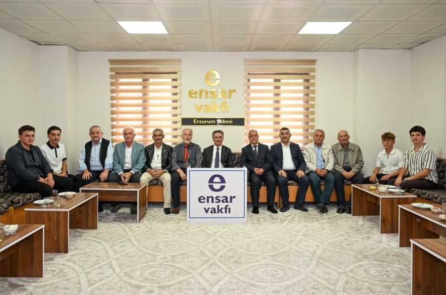 Erzurum Valisi Aydın Baruş'tan Ensar Vakfı Erzurum Şubesi'ne Ziyaret