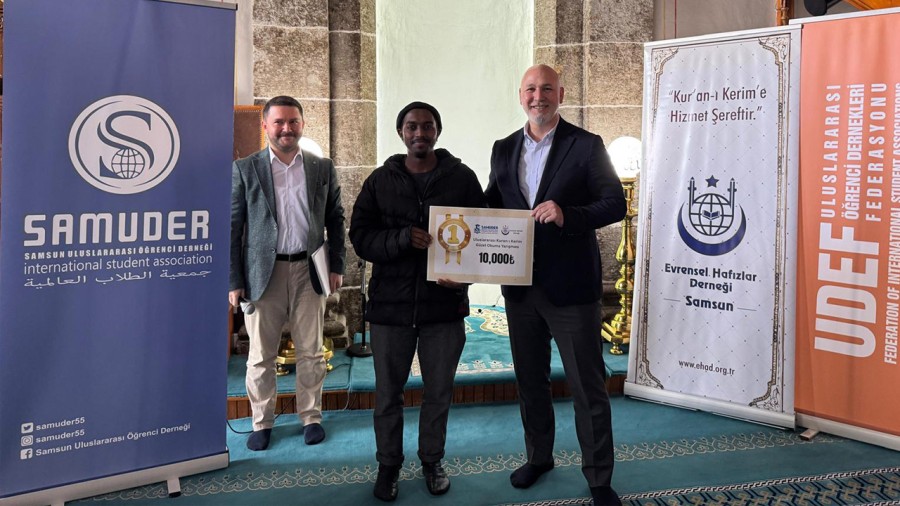 Sudanlı Öğrenciden Samsun'da Uluslararası Birincilik