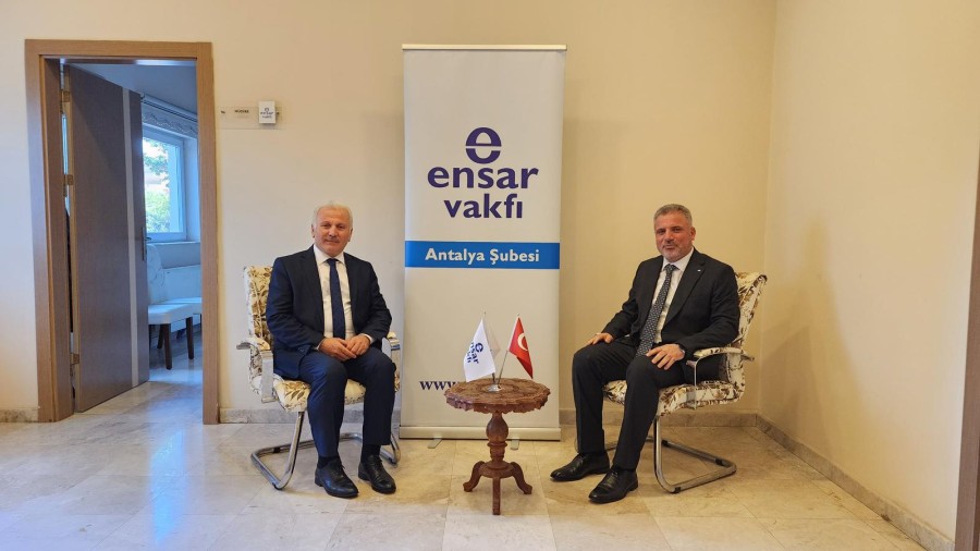 İl Müftüsü Yığman'dan Ensar Vakfı Antalya Şubesi'ne iade-i ziyaret