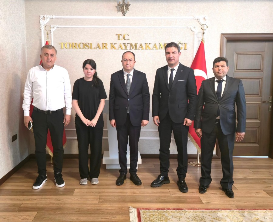Ensar Vakfı Mersin Şubesi'nden Kaymakam Soğukpınar'a Ziyaret