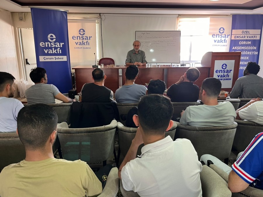 Çorum Kampı'nda "Haber Kaynakları ve Algı Yönetimi" Semineri Düzenlendi
