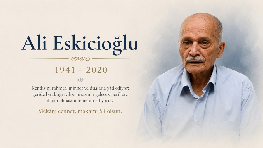 40 Yılı Aşan Hayır Hizmetleriyle Bilinen Hacı Ali Eskicioğlu Anıldı