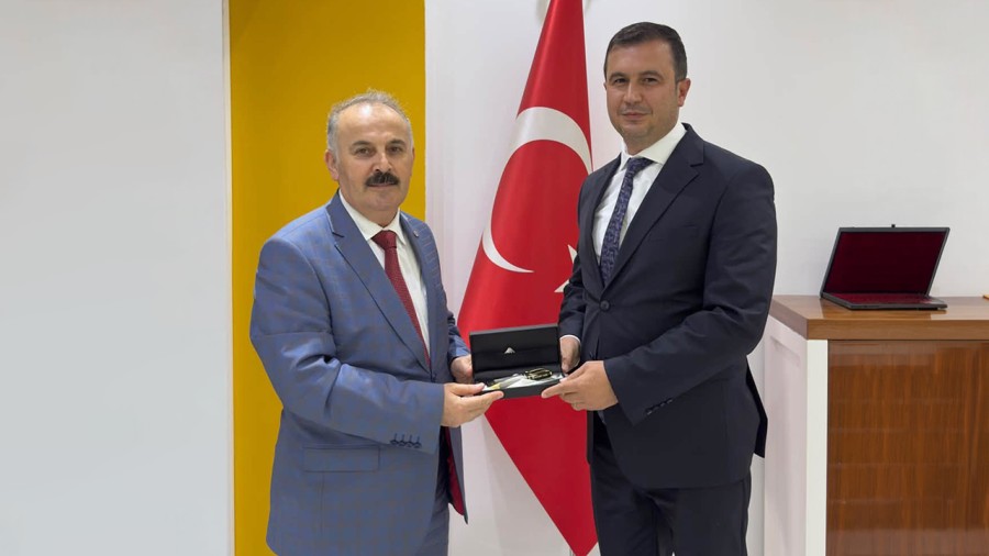 AK Parti Amasya İl Başkanlığı'nda Ensar Vakfı Heyeti Ağırlandı