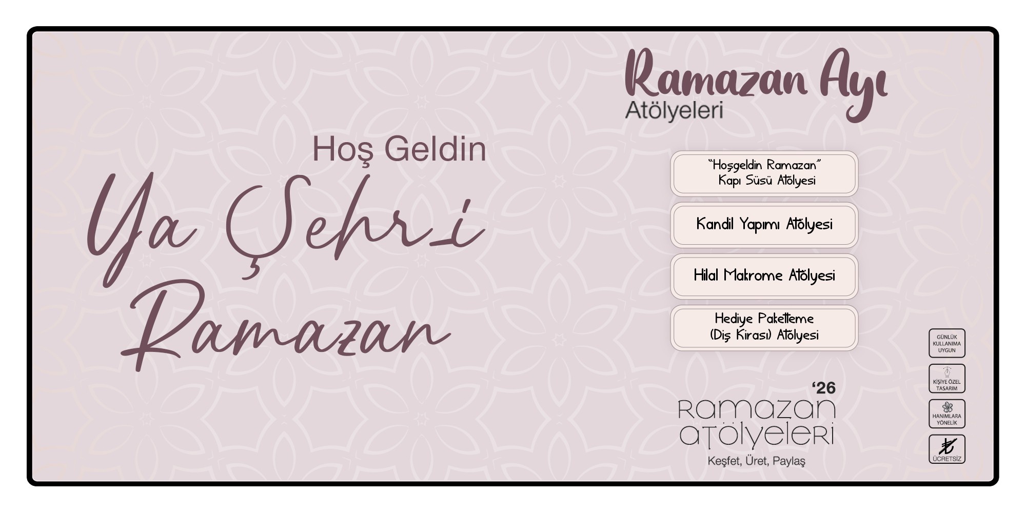 Deneyim Merkezi'nde Ramazan Heyecanı